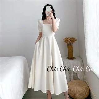Chic Chic váy nữ Đầm Body Cho thời váy Vintage Fashion Cute Cổ điển WLQ23B0WYS 48Z231130