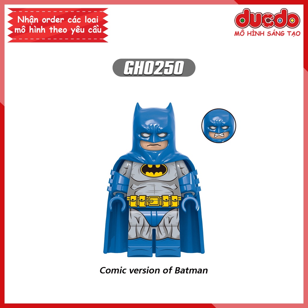 Minifigures nhân vật Batman, Joker, Flash - Đồ chơi Lắp ghép Xếp hình Mô hình Mini XINH G0132