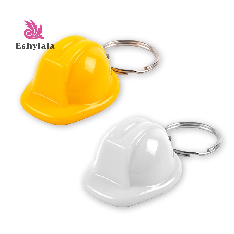 Eshylala Móc Khóa Mũ Bảo Hiểm Cứng Thiết Kế Sáng Tạo An Toàn