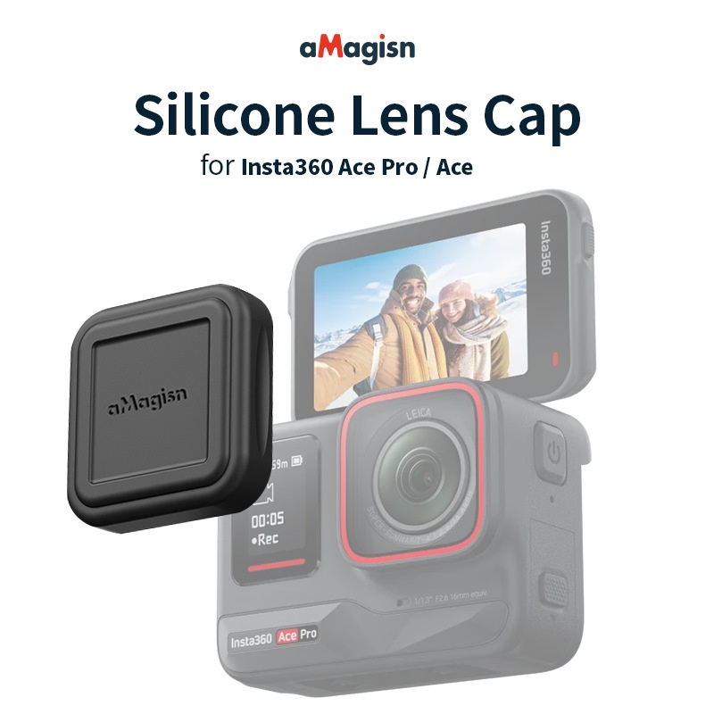 Dành Cho Insta360 Ace Pro2 Silicone Lens Cap Ace Case Phụ Kiện Camera Hành Động