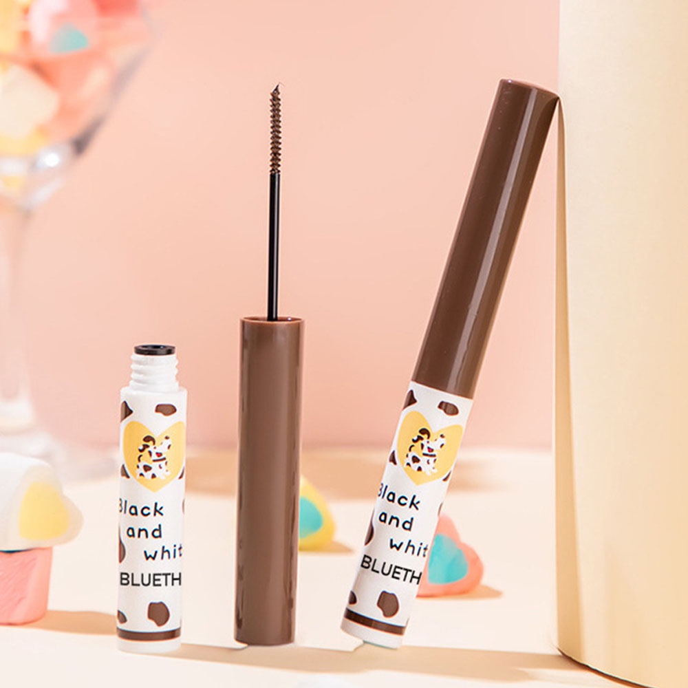 Mascara lâu trôi Mascara dày không có cặn Mascara làm bay hơi nhanh Mascara tự nhiên đầy đặn không vón cục Mascara kéo dài lông mi Sơn lót mảnh mai, trang điểm cao cấp châu Âu và Mỹ