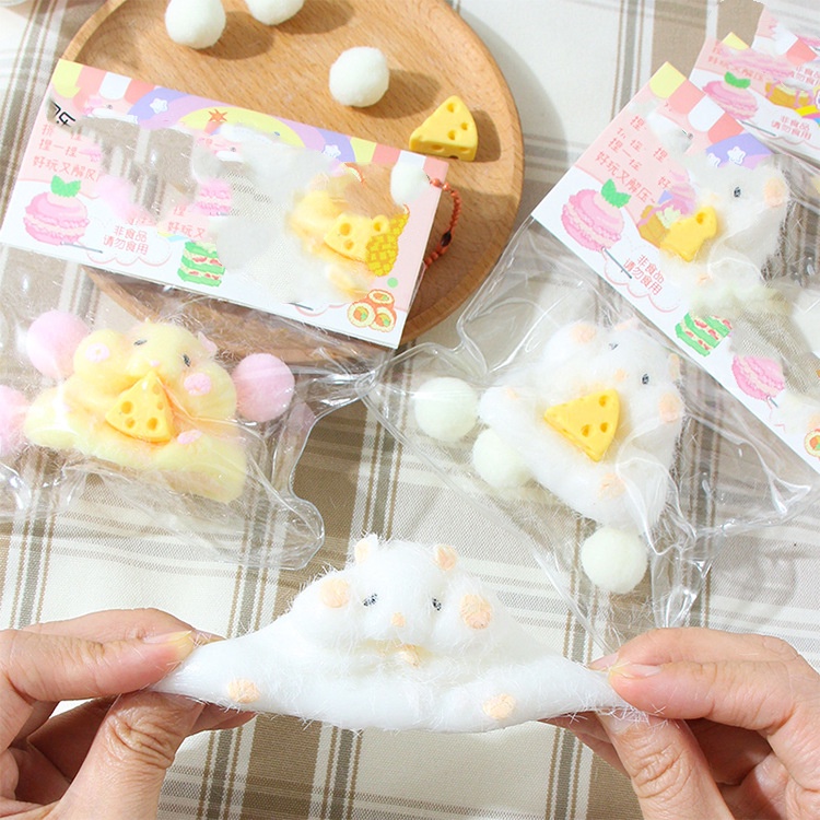 Mềm Đồ Chơi Chuột hamster Cao Su Giảm Căng Thẳng