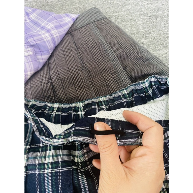 Chân váy xếp ly liền quần đùi P0lham cho bé gái, teen