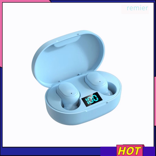 Remier Tai Nghe Thể Thao Không Dây e6s Siêu Dài Chống Thấm Nước Kèm Hộp Sạc