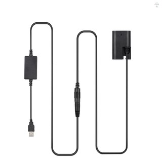 Andoer bộ nguồn usb dr-e6 ac dc tương thích với canon eos 5d2 5d3 5d4 6d 6d2 60d 7d 7d2 70d 80d 90d dslr cameras