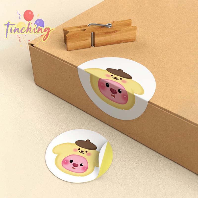 Cuộn 500 Miếng Dán Trang Trí Sổ Tay Cỡ Nhỏ Màu Đỏ Cùng Mức Độ