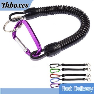 Set 4 cuộn dây lò xo có thể thu gọn cho điện thoại / chìa khóa / tôm hùm