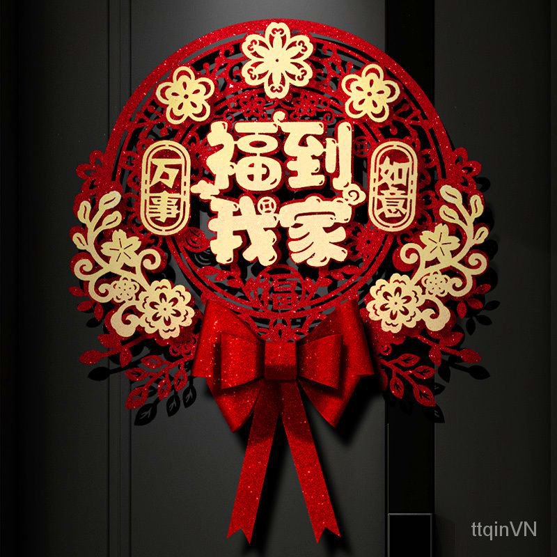 Miếng Dán Cửa Sổ Trang Trí Năm Mới 2024 Hình Rồng Phong Cách Trung Hoa