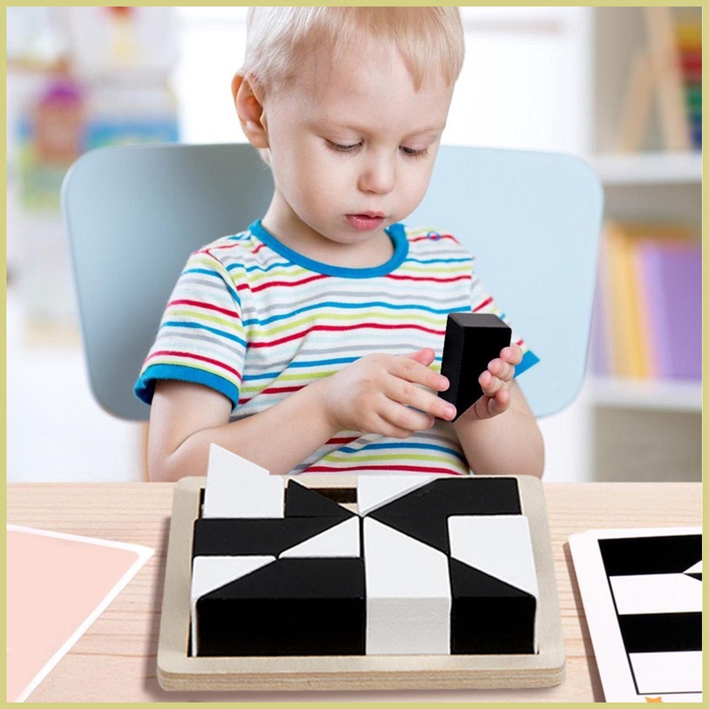 Đồ Chơi Xếp Hình Mầm Non Montessoessori Bằng Gỗ Giúp Bé Học Hỏi