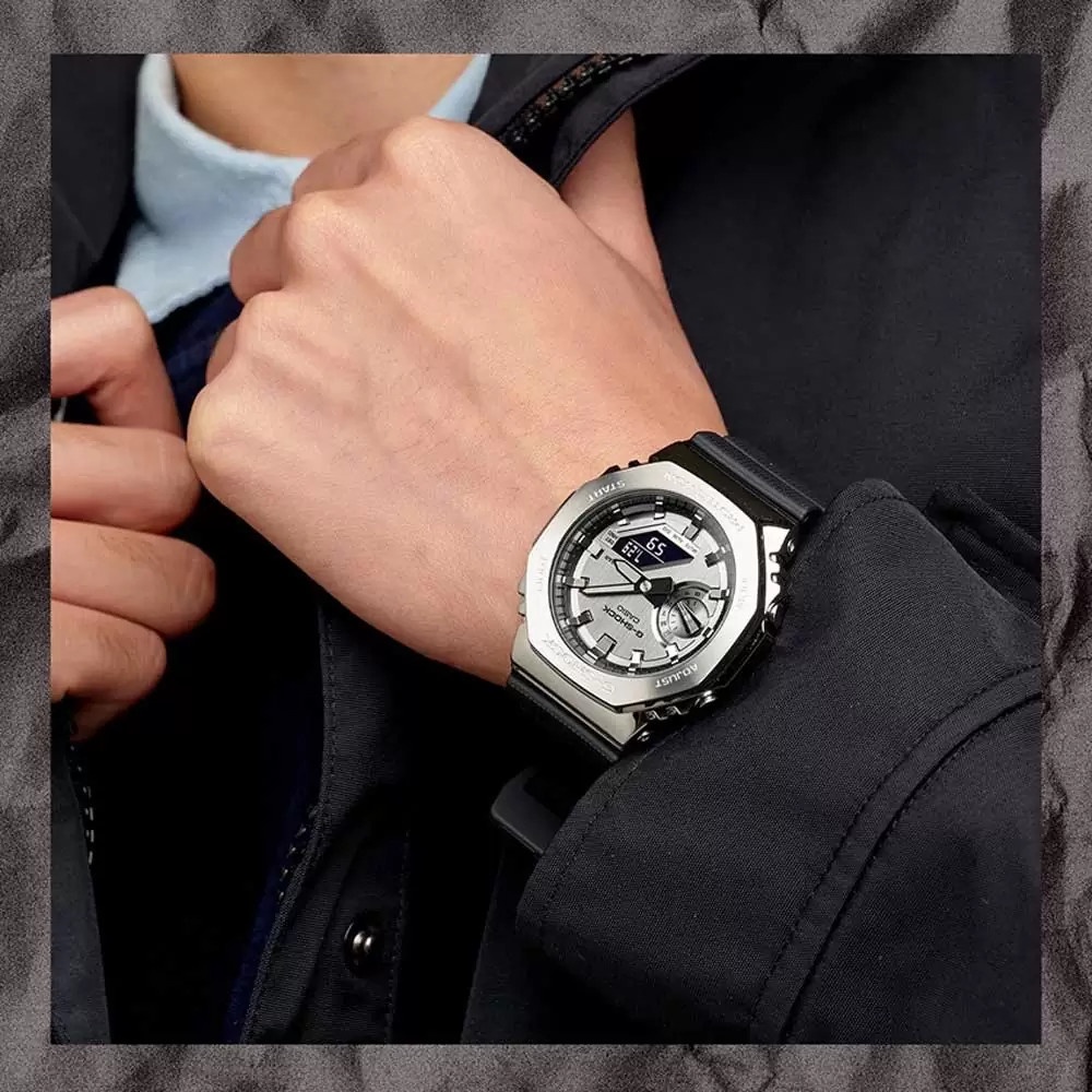 Đồng hồ thể thao nam nữ G-Shock GM - 2100-1A Full phụ kiện