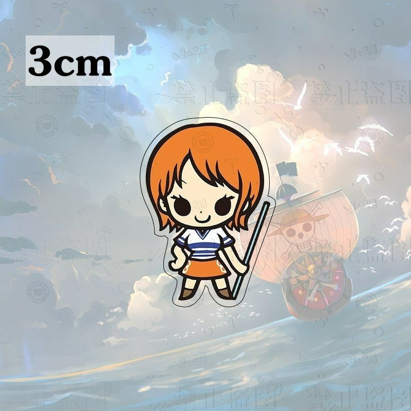 MÔ HÌNH Standee ONE PIECE ĐẢO HẢI TẶC ver MẮT ĐEN anime tượng mica trong acrylic chibi trong xinh xắn
