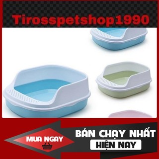 [❌GIÁ SỈ❌] Chậu đi vệ sinh chó mèo , Hộp đựng cát thành cao cho mèo ( Tặng kèm xẻng xúc cát ) ❤️