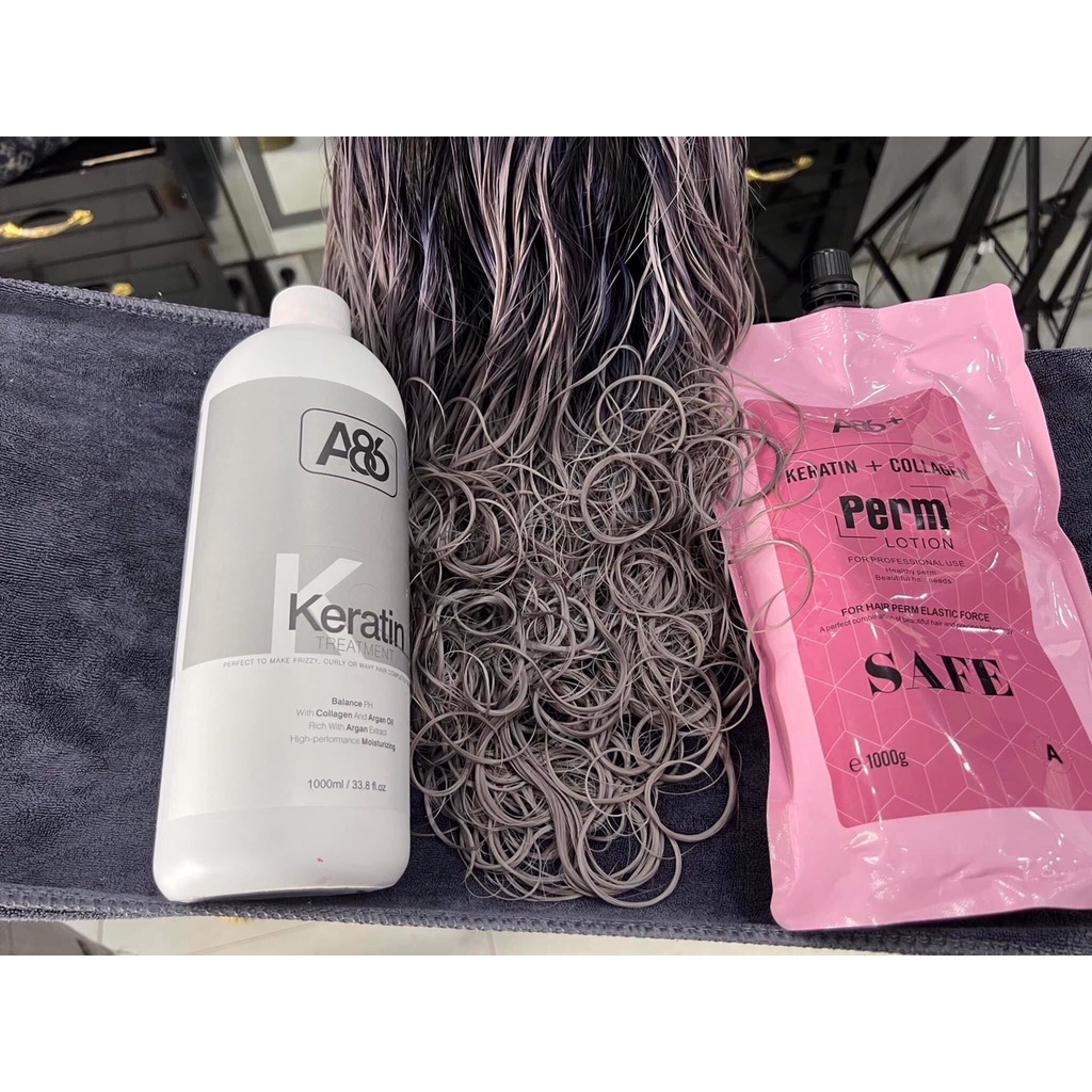 Keratin A86 Italy phục hồi tóc hư tổn, tóc nhũn chai 1000ml