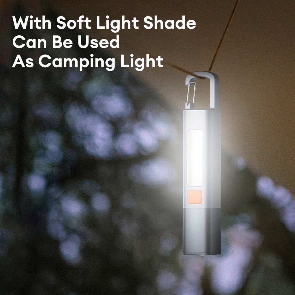 Đèn Pin mini cob Độ Sáng Cao Có Khóa Thiết Kế Phóng To Tiện Lợi Dành Cho Hoạt Động Ngoài Trời