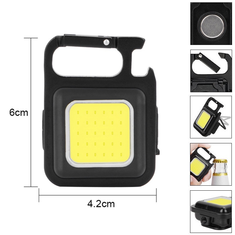 Đèn led mini Đa Năng Gắn Móc Khóa Tiện Dụng