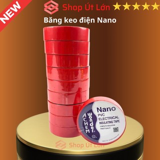 Băng keo điện nano màu đỏ 20yard 18 mét, 1 cây có 10 cuộn - siêu thị băng keo