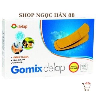 Hộp 100 miếng băng go không thấm nước gomix