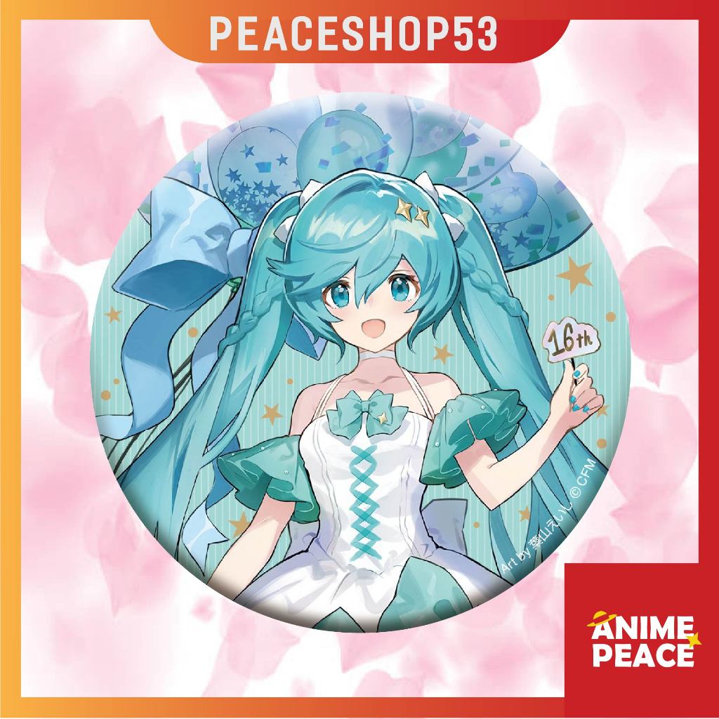 Huy hiệu Hatsune Miku Vocaloid Lấp Lánh Huy Hiệu Vocaloid Ver 8 HH66