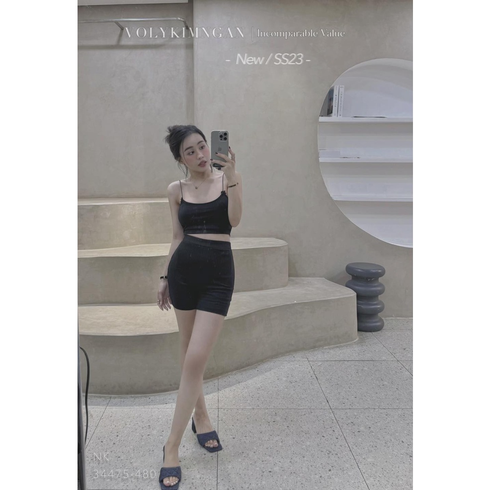 Set áo 2s quần ôm gân nơ