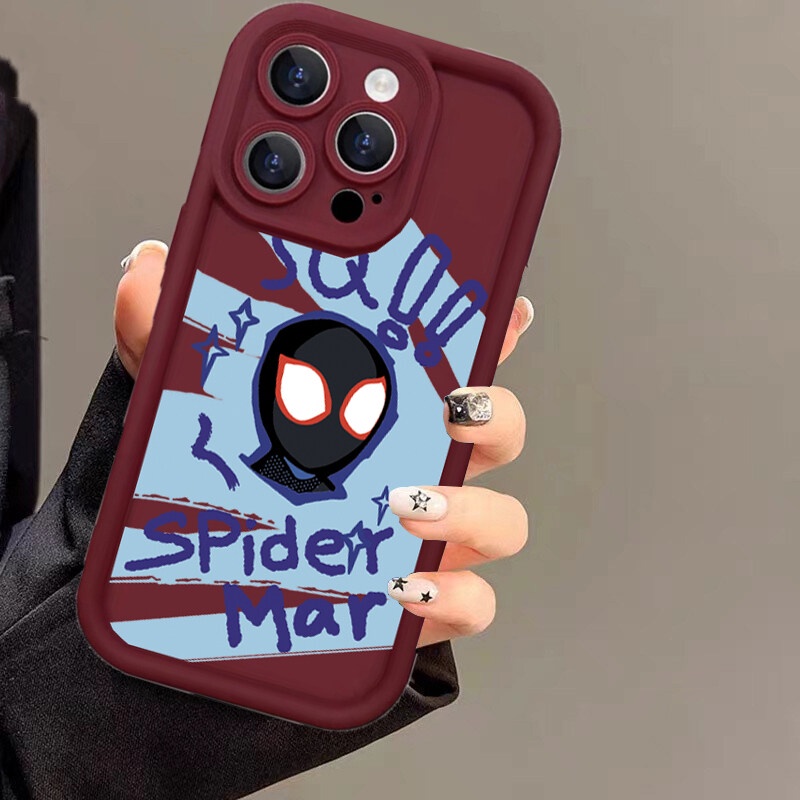 Hoạt Hình Ốp Điện Thoại Mềm Chống Sốc Hình Người Nhện marvel oppo reno 4 5 6 7 8 pro 8t 8z 7z 10plus realme 8 8i narzo 30 50