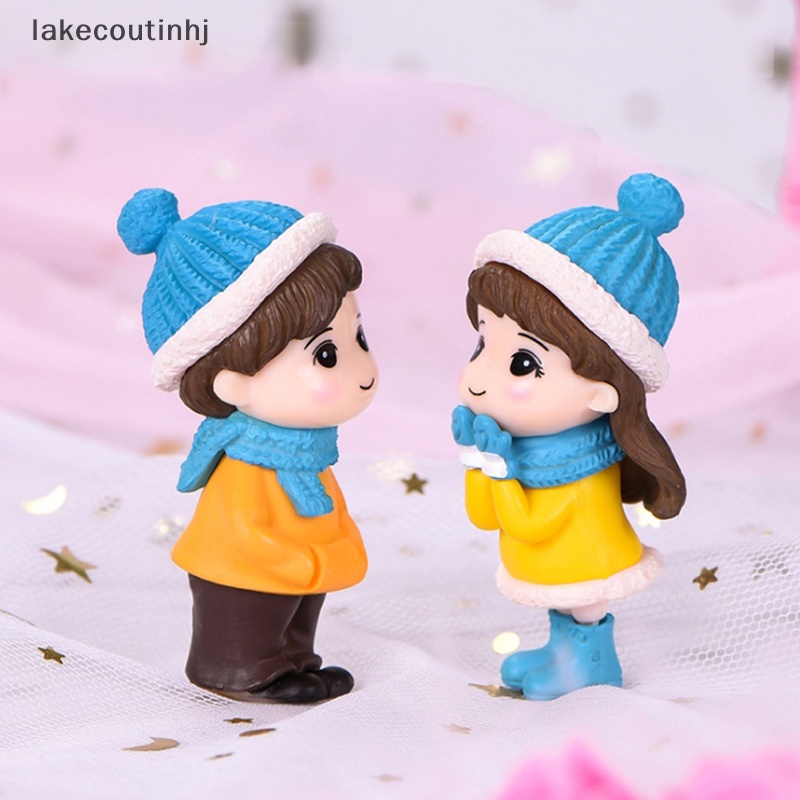 Set 2 Mô Hình Cặp Đôi mini Trang Trí Tiểu Cảnh