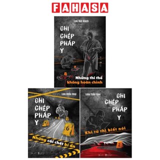 Combo Sách Ghi Chép Pháp Y (Bộ 3 Cuốn)