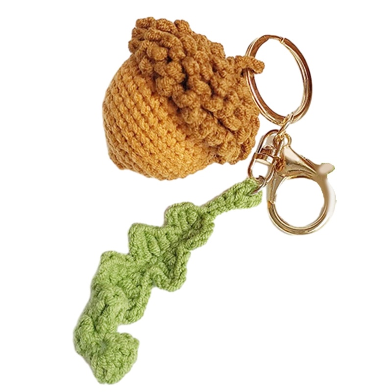 Orangesea Đa Năng Acorn Phụ Kiện Mặt Dây Chuyền Túi Giọng Móc Khóa Móc Acorn Mặt Dây Chuyền Quyến Rũ