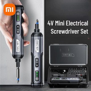 Bộ tuốc nơ vít điện mini 4v xiaomi deli 26 đầu khoan