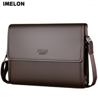 IMELON Túi Da PU Đeo Chéo Sức Chứa Lớn Họa Tiết Dưa Hấu Thời Trang Cho Nam POLO