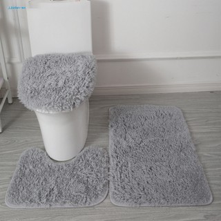 Bộ Thảm Lót Bồn Cầu Mềm Mại Hình Chữ U Thấm Hút Tốt Chống Trượt Cho Phòng Tắm