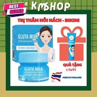 Kem trị thâm nách, Kem thâm nách Gluta Milk Thái Lan kem nách 15G chính hãng trị thâm nách giảm thâm
