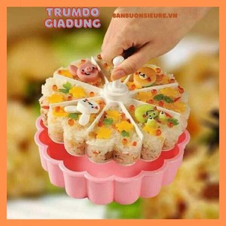 Khuôn xôi đa năng hình trái tim 8 ngăn - Dụng cụ làm xôi, rau câu chất lượng cao