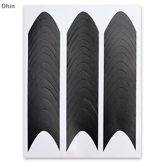 [Dhin] Miếng Dán Dẫn Đầu Móng Tay Kiểu Pháp Gợn Sóng Diy