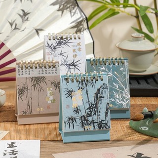 1 Lịch Để Bàn Mini 2024 Bằng Giấy Dày Dặn Kích Thước 8 * 11cm (3.14 * 4.33 inch)