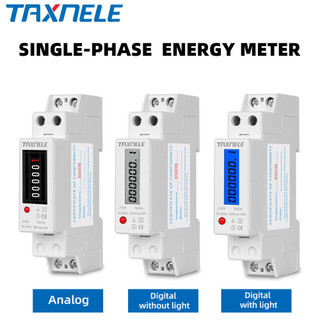 Máy đo công suất điện tử 18mm 1p 2 dây kwh ac 230v 50hz lcd