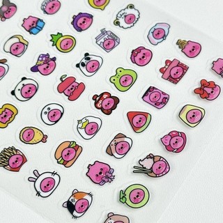 Bộ 56 Sticker Dán Trang Trí Điện Thoại / Sổ Tay Hình Dễ Thương