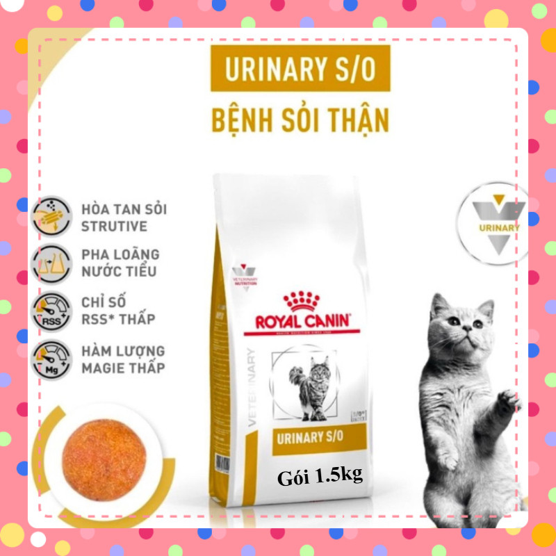 Thức ăn mèo bệnh sỏi thận Urinary Royal canin 1.5kg-Chubby Mew