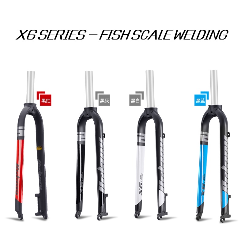 Bolany Phuộc Xe Đạp Leo Núi 26 / 27.5 / 29inch x6 Bằng Hợp Kim Nhôm Cứng Cáp Thẳng 28.6mm