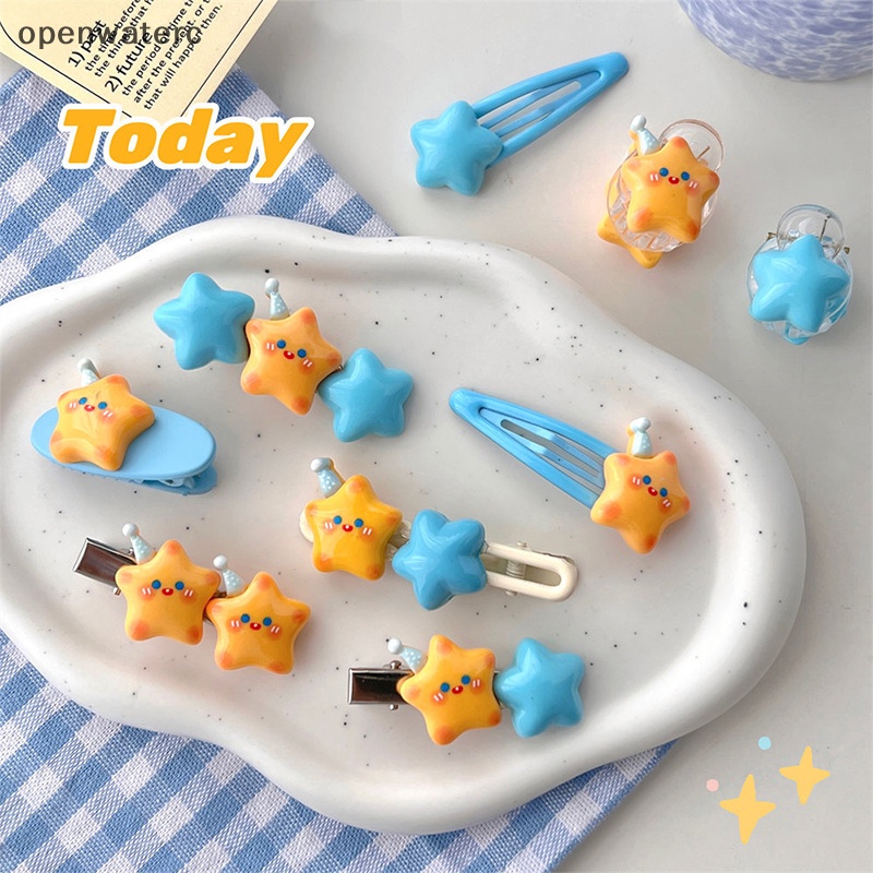 Kẹp Tóc Hình Đám Mây / Ngôi Sao / Đám Mây Dễ Thương Thời Trang Cho Bé Gái vn