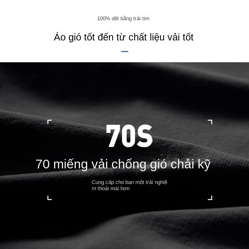 Áo Khoác Thể Thao Chống Mưa Chống Gió Mùa Thu Mau Khô Cho Nam