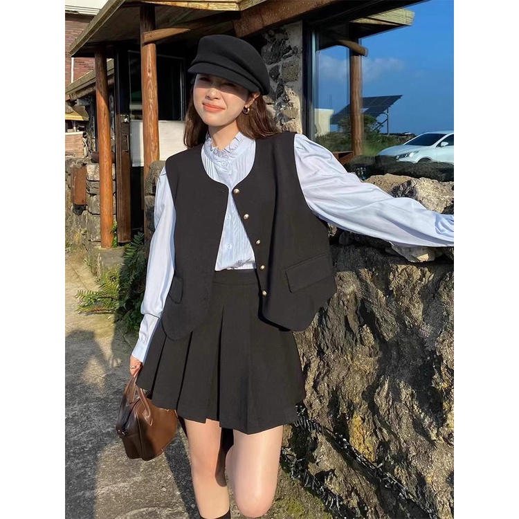 Bộ Đồ Hai Mảnh Phong Cách Pháp Thời Trang Cao Cấp Có Hương Thơm