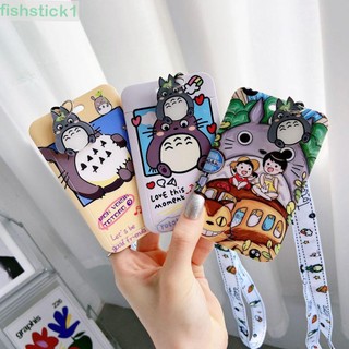 Bao đựng thẻ nhân viên/ thẻ tên họa tiết hoạt hình One Piece dễ thương có dây đeo tiện lợi
