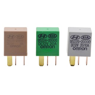 1 rơ le ô tô kia 12v omron xanh lá / vàng / xám