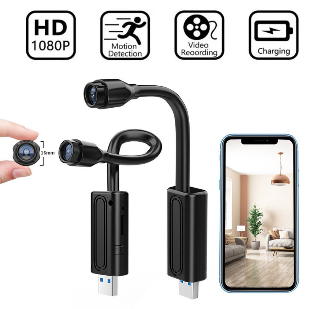 PK V380 USB Mini Wifi Camera Home Surveillance IP Camera 1080P Motions Recorder