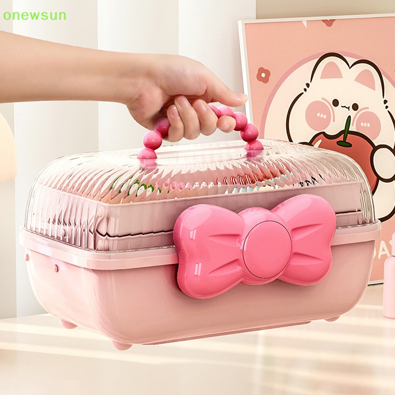 Hộp Nhiều Tầng Trưng Bày Kẹp Tóc / Trang Sức Dễ Thương Cho Bé Gái Mới