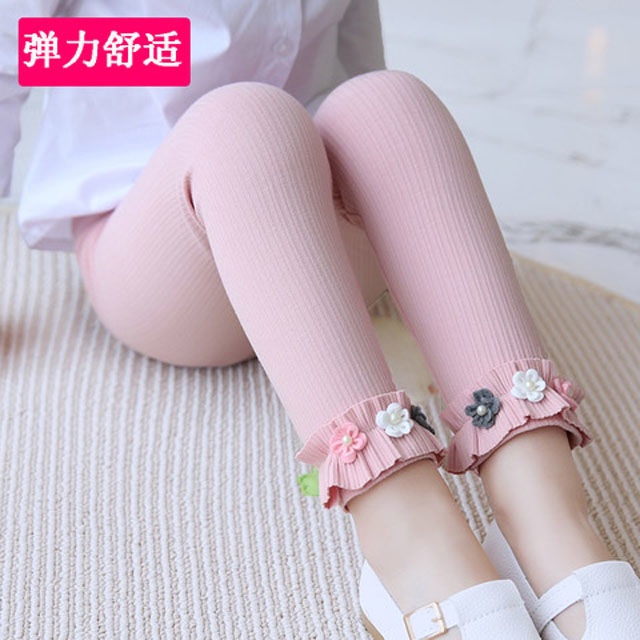 Quần Legging Mỏng Thời Trang Thu Đông Cho Bé Gái