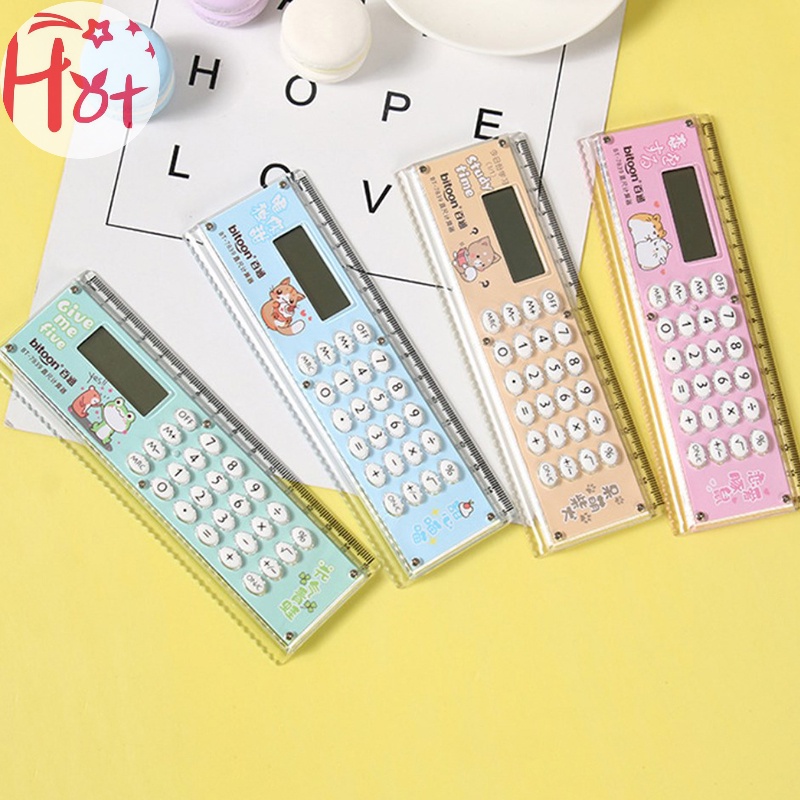 Jr Bộ Thước Đo Toán Học Họa Tiết Hoạt Hình kawaii Cho Học Sinh vn