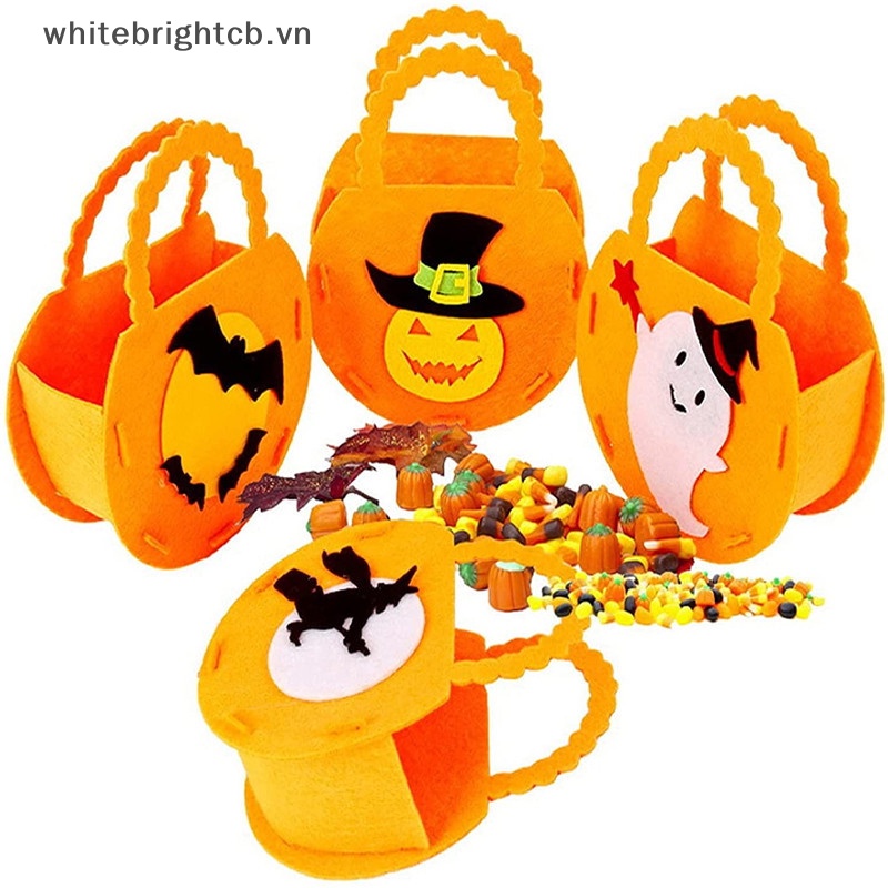 Túi Đựng Kẹo halloween / halloween / halloween / 2023 Hình Bí Ngô / Mèo Đen