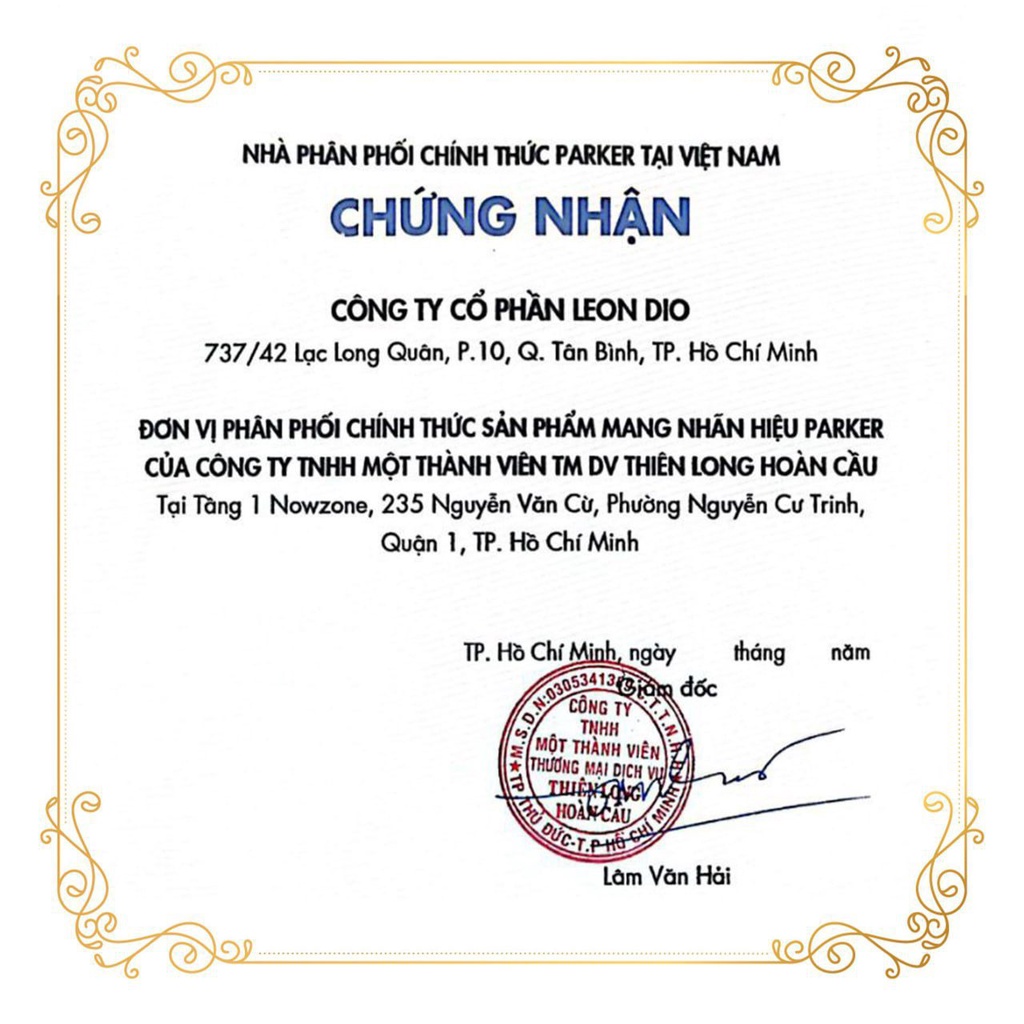 SET QUÀ TẶNG PARKER DÀNH CHO ĐƠN HÀNG BÚT PARKER