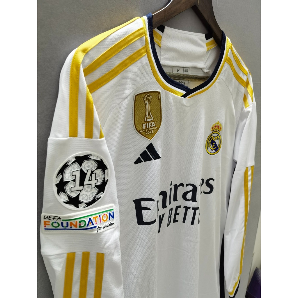 Áo Bóng Đá Dài Tay Câu Lạc Bộ real madrid Mùa Giải 23-24